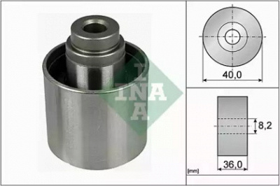 WILMINK GROUP wg1252898 -  Паразитный / Ведущий ролик, зубчатый ремень